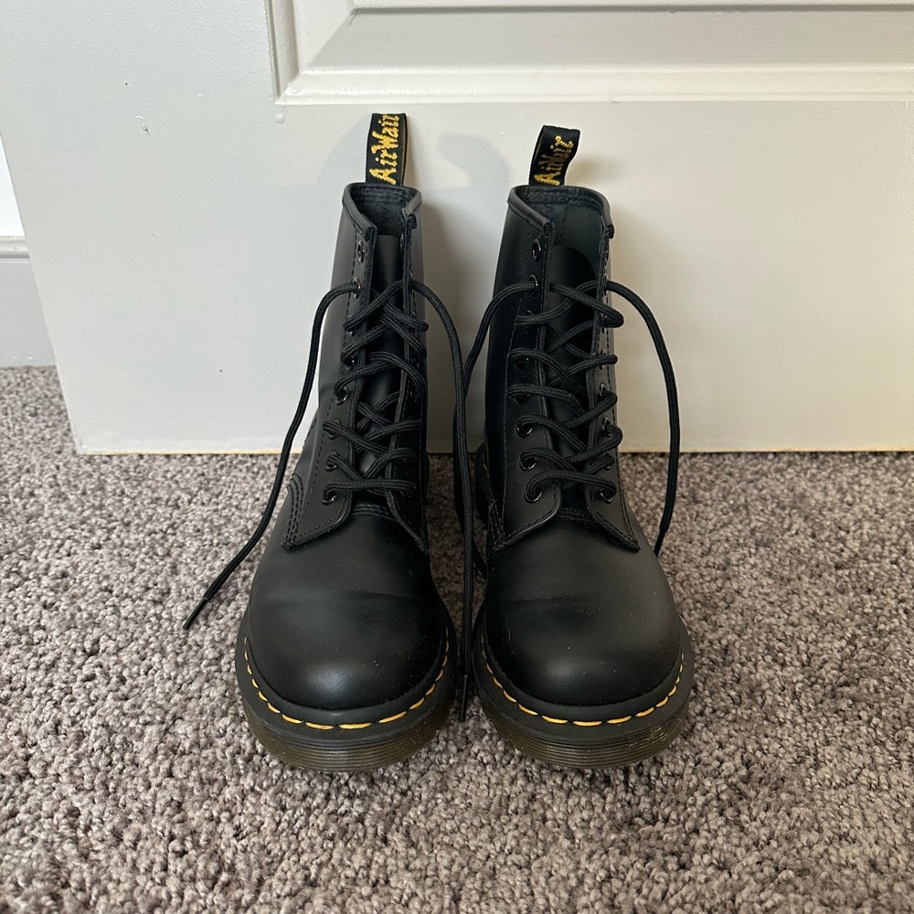 Black Doc Martens 1460 Boots - Picture 2 of 4